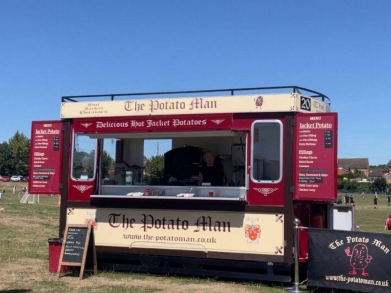 The Potato Man at Marshall's Yard