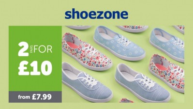2 Pairs of shoes for only £10 at Shoezone