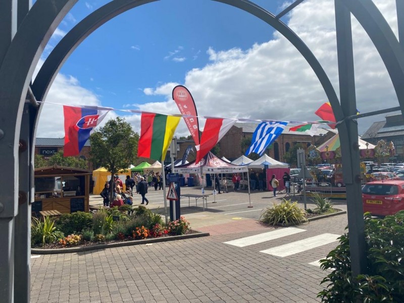 Gainsborough enjoys three day Continental Street Market this August Bank Holiday.